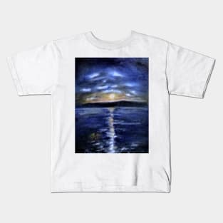 Kims Beach Sunset No4. Kids T-Shirt